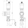 AQUA HEATING Bleed Valve and Drain Tap for Heating Circuit