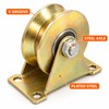 Steel Sliding Door Track Roller Wheel with Mounting Bracket –