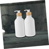 SHOWERORO Elegant Marble Soap Dispenser White Foam Pump Hand Pump