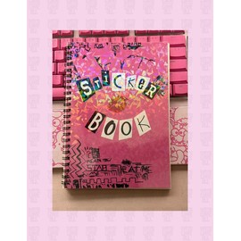 Holographic blank reusable sticker book- 40 sheets, 80 usable pages total:_Holographic 