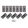 sourcing map 12Pcs 2x1 Inch Door Hinges Non-Mortise No Noise