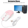 Wired Mouse Ergonomic Streamlined Cool RGB Optical Sensor Gaming Mechanical