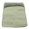 Dog Cooling Mat Breathable Portable Rattan Bed Pet Summer Sleeping