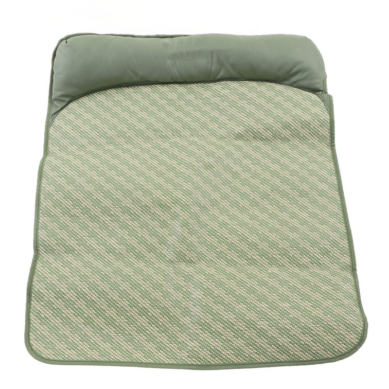 Dog Cooling Mat Breathable Portable Rattan Bed Pet Summer Sleeping