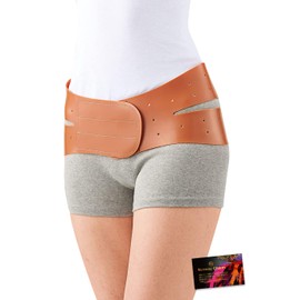 Lumbar Supporter, Lumbar Supporter, Lumbar Belt, Raw Rubber, Corset, Secure, Non-Slip, Adjustable, Elastic, Made in Japan, Unisex, RC Sticker Included (L-LL)