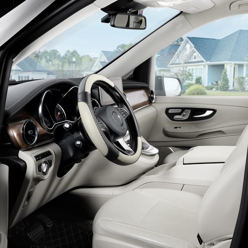 SEG Direct Car Steering Wheel Cover for Medium Standard Size