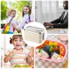 Salad Lunch Container | Double Layer Stainless Steel Lunch Box