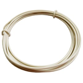 Guitar Parts belden 8503 (Belden 8503) Leads for Instrument Wiring, White 6.6 ft (2 m)