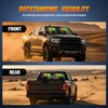Nilight 40LED Amber Green Emergency Strobe Traffic Advisor Light Bar