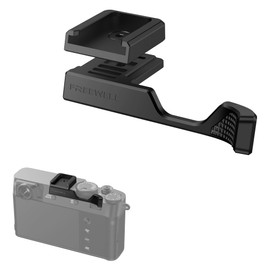 Freewell Thumb Grip for Fuji X100VI with Cold Shoe Mount (Black)