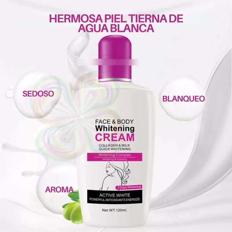 Universo en Linea Crema Aclarante Aichun Cara Y Cuerpo Colageno