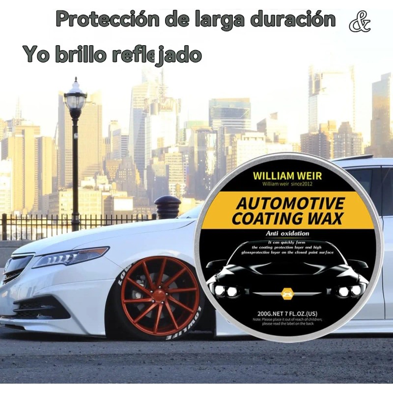 Cera Limpiadora Pulir Auto Grafeno Polish Pasta Cera Carnaub