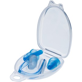 Cressi Ear Plugs & Nose Clip Swim Accessories - Light Blue, Uni
