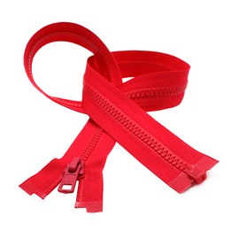 25" Vislon Zipper ~ YKK #5 Molded Plastic Sport Zipper ~ Sep