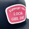 DadBod Apparel DB Support Your Local Girl Dad Hat (Black/Pink