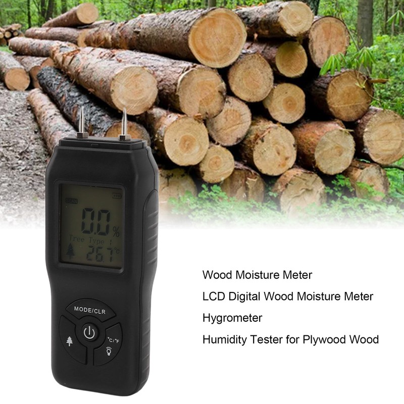 Digital Wood Moisture Meter Highly Accurate Portable Wood Humidity Tester
