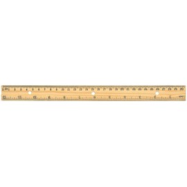 Raymond Geddes Home Office Wooden 12-Inch Ruler (Pack of 24)