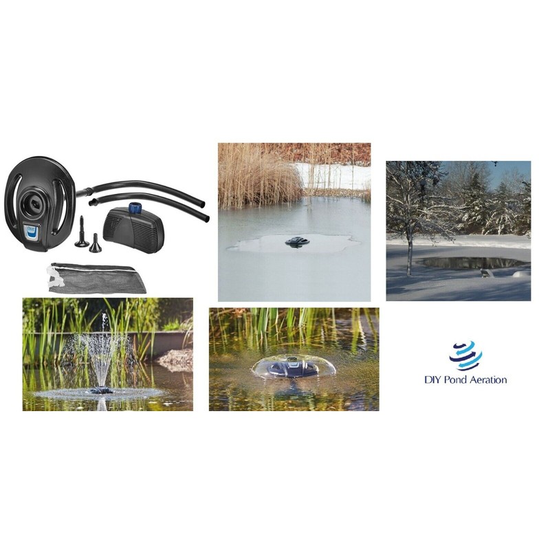 OASE Submersible Fish Pond Stock Tank de-icer-Ice Melt Deicer Year