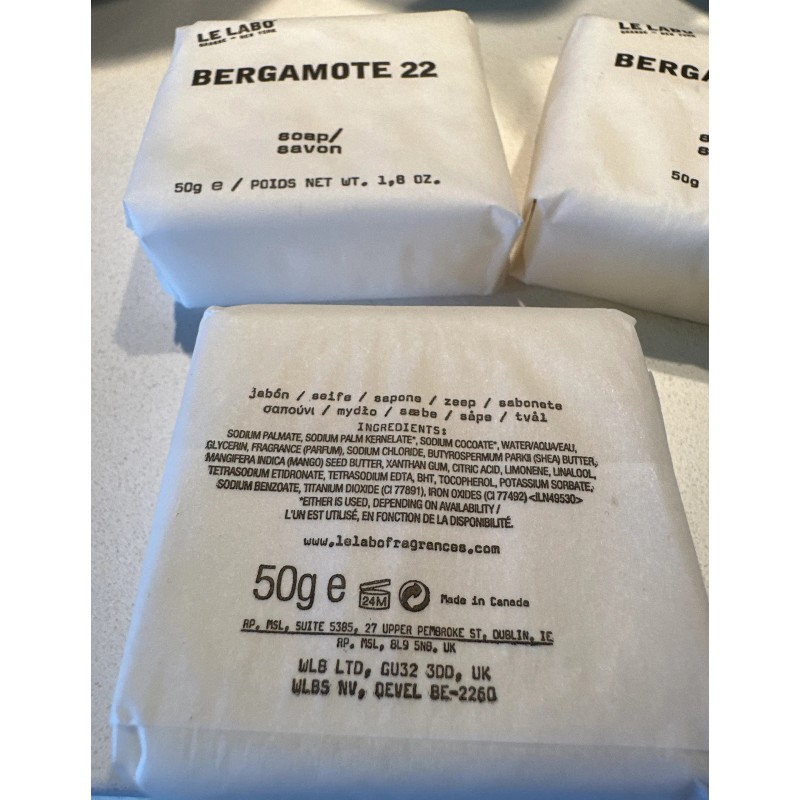 Le Labo 3 Le Labo Bergamote 22 Soap Bar 50g/1.8oz