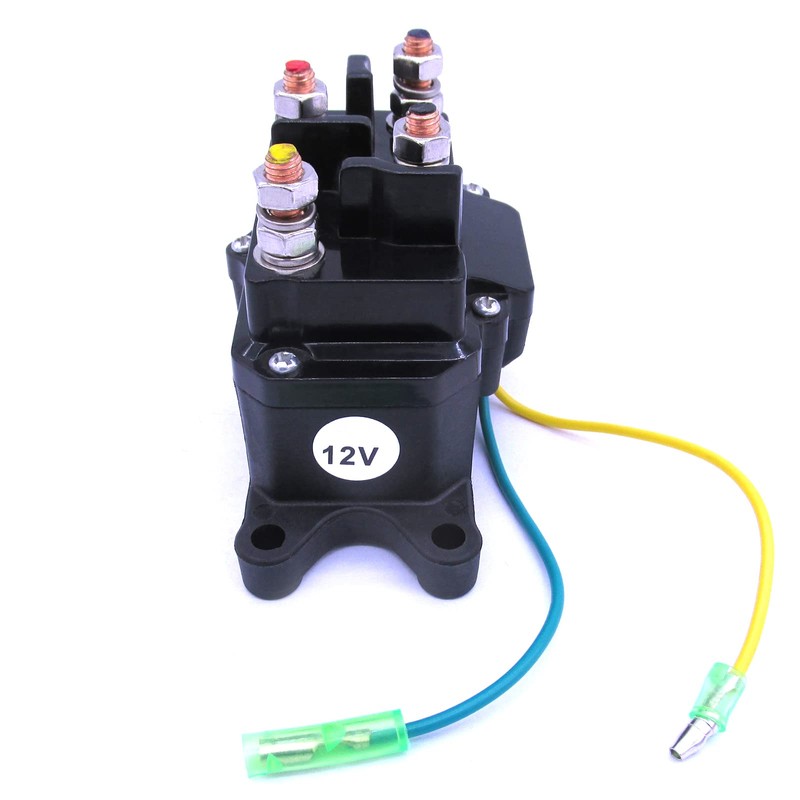 SouthMarine Universal Winch Solenoid Relay Contactor Switch Thumb for UTV
