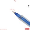 SAINO Fine-X Ballpoint Pens, BLUE, 0.7mm Fine Point, Pack of