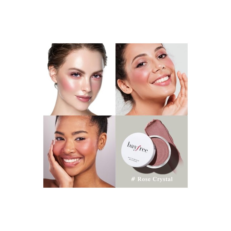 bayfree Multi Glow Balm, Cream Blush for Cheeks Lips &