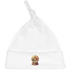 Azeeda 'Robin Snow Globe' Baby Beanie Hat (BH00030634) White