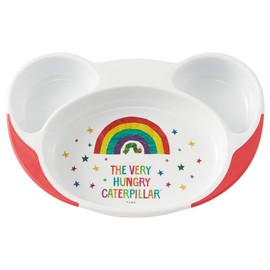 Skater WP7 Children's Plate, Easy Scoop, Children's Tableware, Baby Lunch Plate, Harapeko Aomushi, 9.0 x 6.2 x 1.4 inches (22.7 x 15.7 x 3.6 cm)