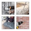 5PCS SDS-Plus Rotary Hammer Drill Bits Set,Carbide Tipped for Brick,Stone,Masonry