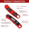 Digital Instant Read Meat Thermometer, Waterproof Kitchen Thermometer, Cooking Food