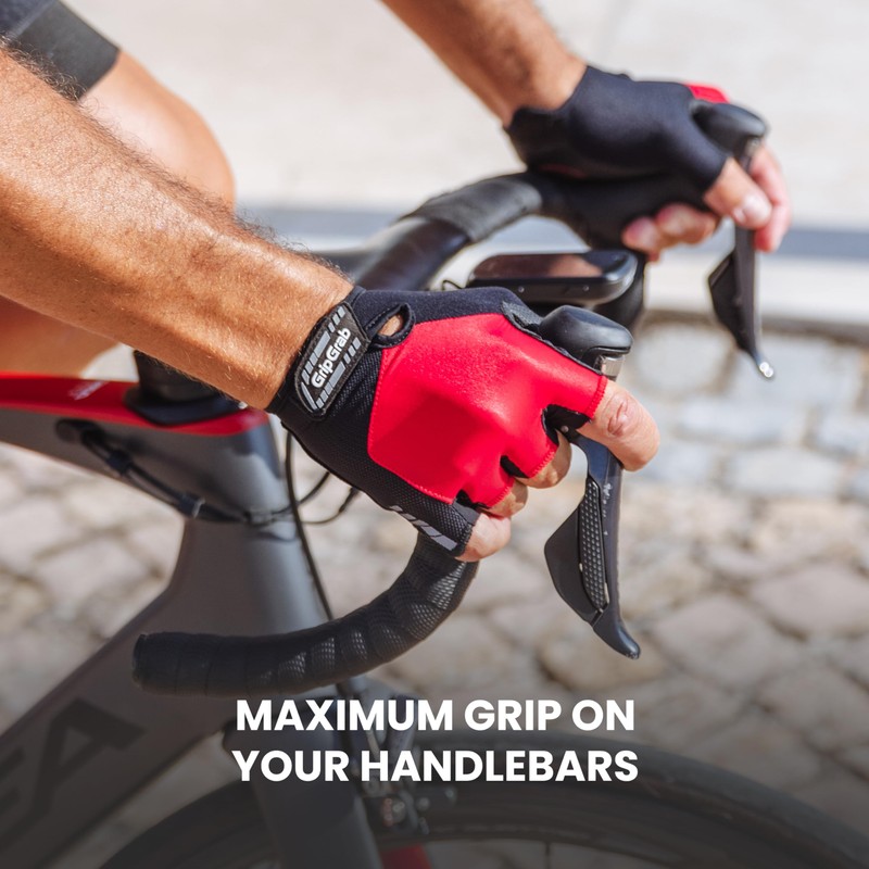 GripGrab ProGel 4mm DoctorGel Padded Short Finger Summer Cycling Gloves