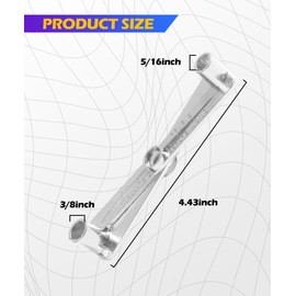 SCUARI Automotive Fuel Line Disconnect Tool,Fuel Line Removal Tool,Car Accessories,Transmission Line Disconnect Tool,Metal Fuel Line Disconnect Scissor Tool Set,Fits 3/8 Inch and 5/16Inch Fuel Lines