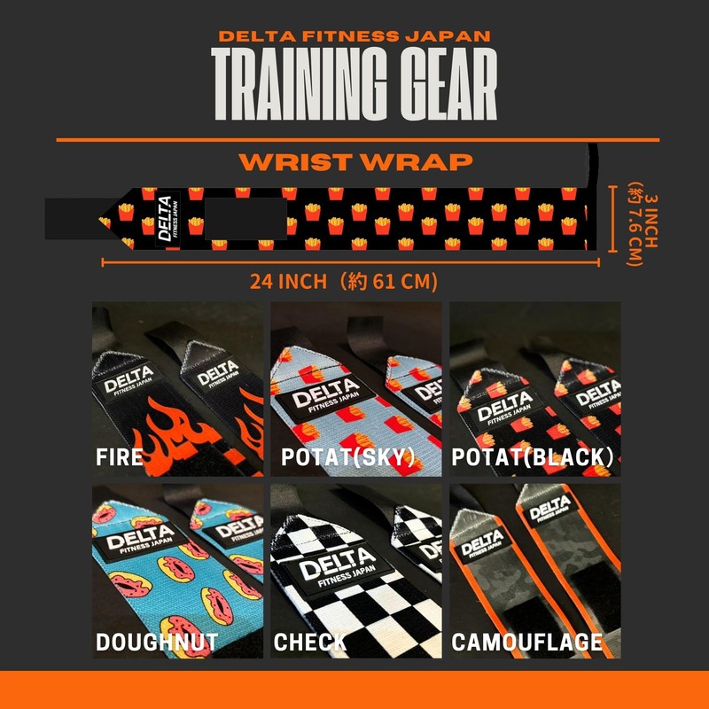 DELTA FITNESS Original Wrist Wraps V3 (CHECK)