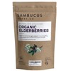 Waterglider International Certified USDA - 100% Organic Dried Elderberries -