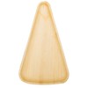 wisefood Palm Leaf Pizza Square, Pack of 25, Disposable Triangle