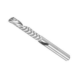 CoCud Carbide End Mill CNC Router Bit, 4x22mm Cutting Bit 4mm Shank, Left Hand Single Flute Upcut Milling Cutter -(Applications: for Wood Carving Grooving)