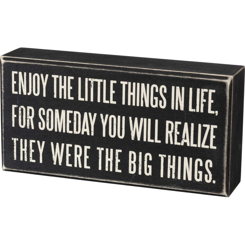 Primitives by Kathy 15861 Classic Box Sign, 8 x 4-Inches,