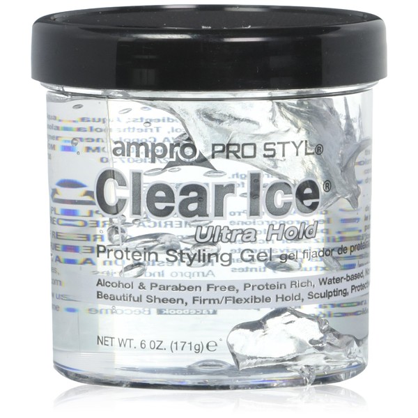 ampro PRO STYL Clear Ice Ultra Hold Protein Styling Gel 6 OZ