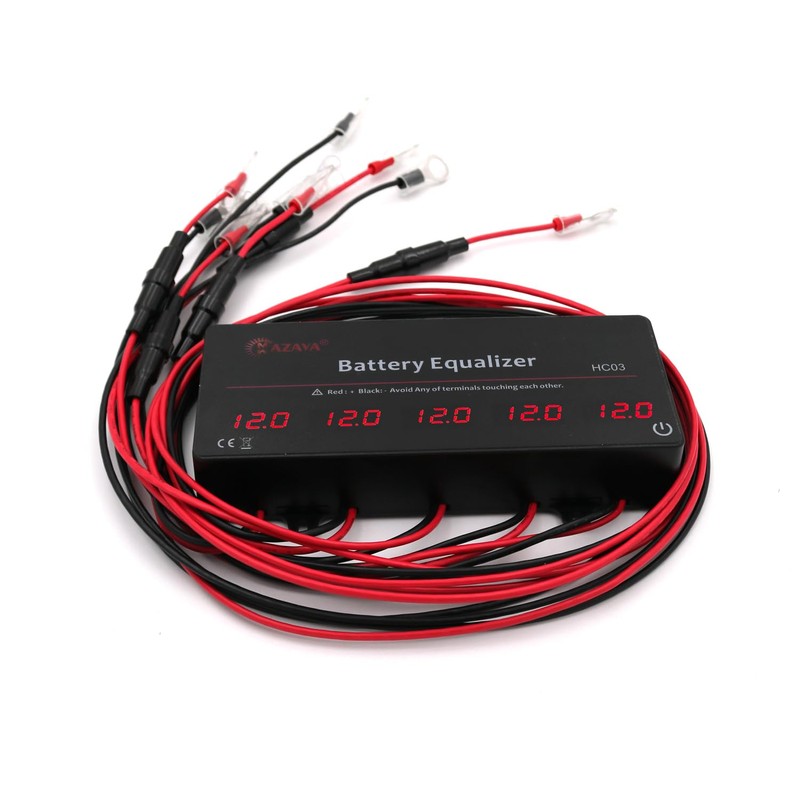 MAZAVA HC03 Battery Equalizer for 12/24/36/48V/60V Batteries Voltage Balancer 5S
