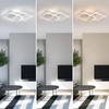 DELIPOP 23 Inch Dimmable Modern Ceiling Light, 36W 3000K/4500K/6000K Color