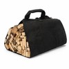 Portable Durable Firewood Storage Bag Sturdy Buckle Easy to Carry