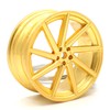 VmG-Store Vossen Style Solid Miniature Rim Keyring Pendant, Matte gold