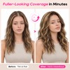 Hair Toppers for Women Thinning Hair Topper Hairpiece Curtain Bangs
