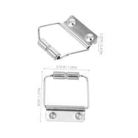 Operitacx 20 Stück Teiliges Verschluss System für Blechboxen Robustes und Sicheres Schiebeverschluss Design für Lebensmittelaufbewahrung und Haushalt Metall Buckle für Vielseitige