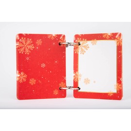 DIY Christmas Cards, mini notebook gift, handwritten, wishes for loved ones, comes with a gift box, personal gift idea, last minute gifts for secret santa