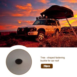 YINETTECH Pack of 20 Car Mounting Clips Door Trim Clips Bumper Rivets Mounting Clips Plastic Black