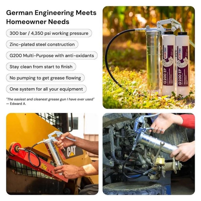 Lube-Shuttle® Lawnmower Greasing Kit