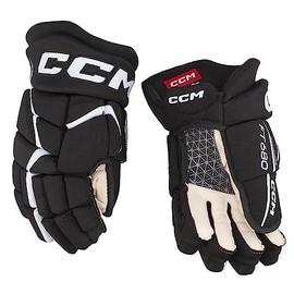 CCM Jetspeed FT680 Ice Hockey Gloves, Senior (Black/White, Size: 13)
