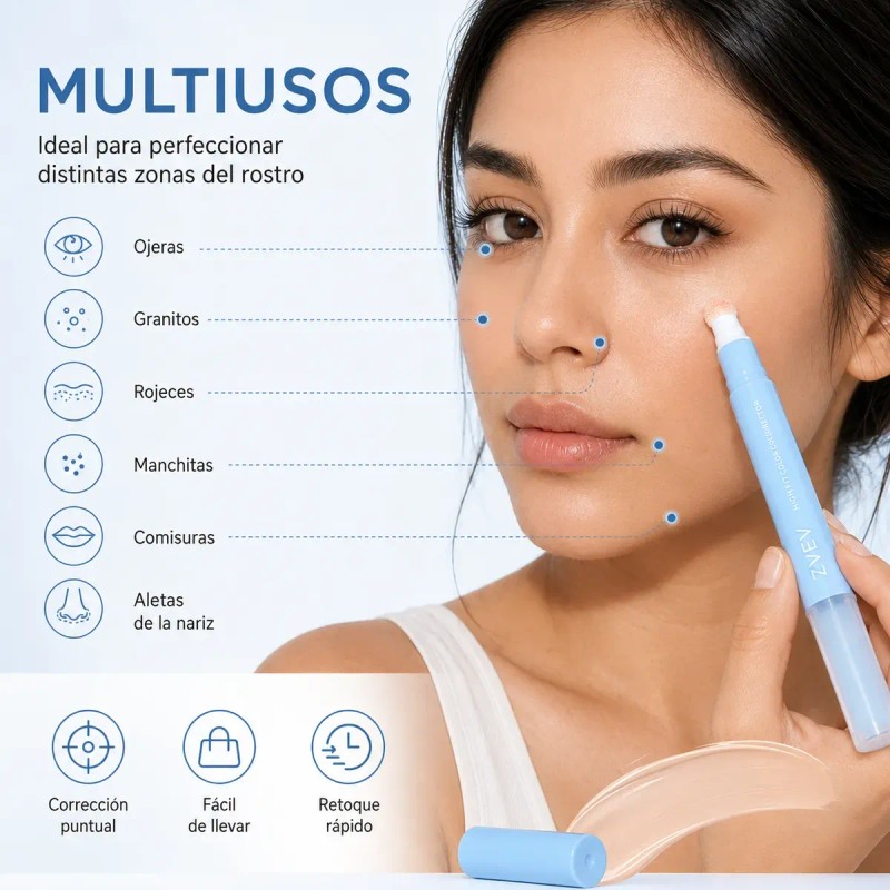 Hidratante Instantáneo Correctores Ojeras Liquido Black Ojer