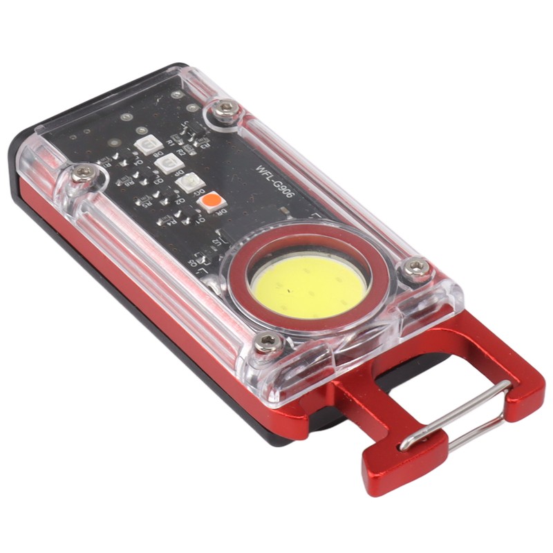 800LM COB Keychain Work Light Rechargeable Mini LED Flashlightht Outdoor